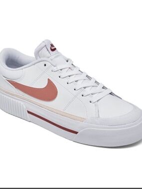 Nike Court Legacy Lift Platform Sneaker Stardust Guava Ice-Women’s Size 9.5